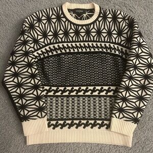 Dsquared2 Men’s Patterned Wool Sweater